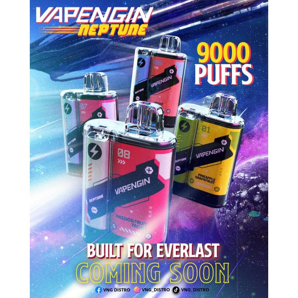 VAPENGIN NEPTUNE 9000 RECHARGEABLE DISPOSABLE